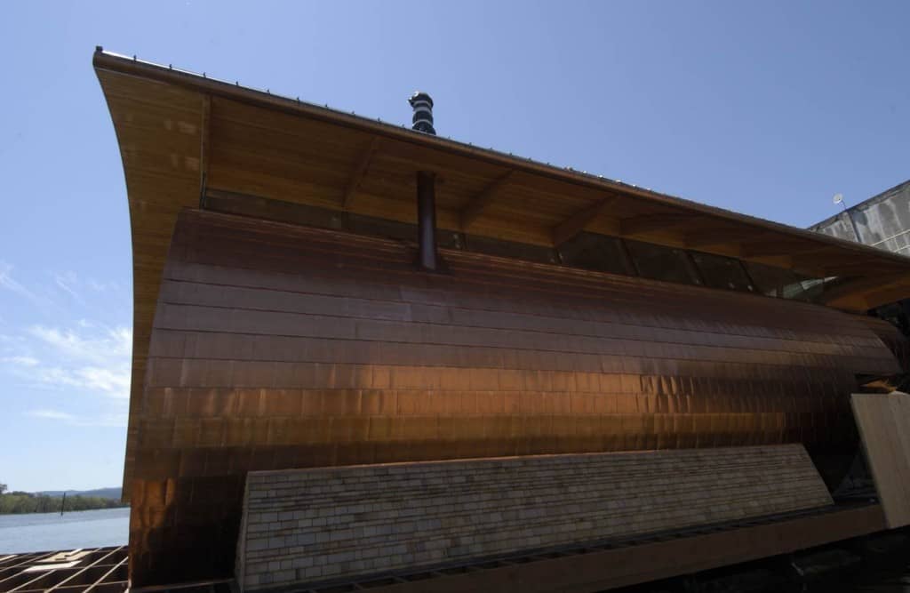 Copper barrel Roof